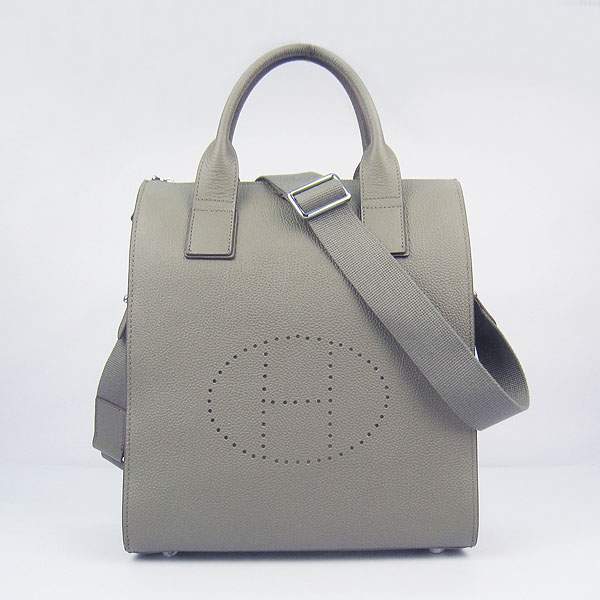 High Quality 1:1 Hermes 8076 Perforated H Tote Briefcase Bag - K